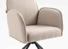 FOTEL HR280 LATTE BARANEK CZARNY PAJĄK 