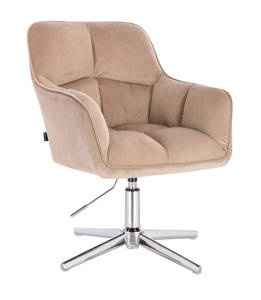 HOKER HR550CROSS LATTE WELUR CHROMOWANA PODSTAWA