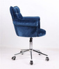 FOTEL HR804CK CIEMNE MORZE WELUR