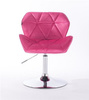 FOTEL HR111N MALINOWY WELUR