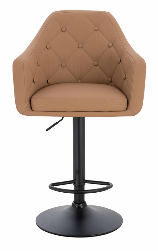 HOKER HR831W KARMELOWY EKOSKÓRA PREMIUM SOFT CZARNA PODSTAWA