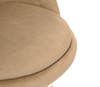 FOTEL HR948K LATTE WELUR CHROMOWANA PODSTAWA