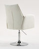 FOTEL HR280N KREMOWY BARANEK CHROMOWANA PODSTAWA