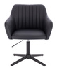 FOTEL HR190CROSS CZARNY CZARNA PODSTAWA