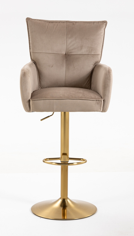 HOKER HR250W LATTE WELUR  ZŁOTA PODSTAWA