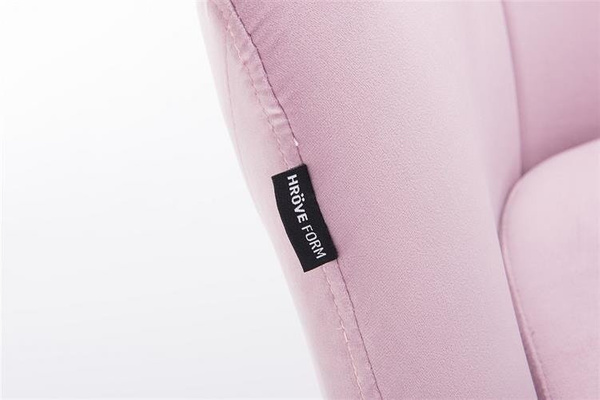 FOTEL HR547CROSS WRZOSOWY WELUR ZŁOTA PODSTAWA