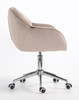 HOKER HR2055K LATTE WELUR CHROMOWANA PODSTAWA