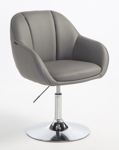 HOKER HR2055N SZARY CHROMOWANA PODSTAWA