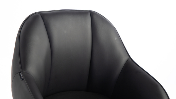 FOTEL HR2055 CZARNY ZŁOTY PAJĄK