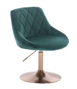 HOKER HR1054N BUTELKOWA ZIELEŃ WELUR ZŁOTY