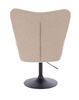 FOTEL HR650N LATTE BARANEK CZARNA PODSTAWA