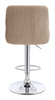 FOTEL HR920W LATTE WELUR CHROMOWANA PODSTAWA