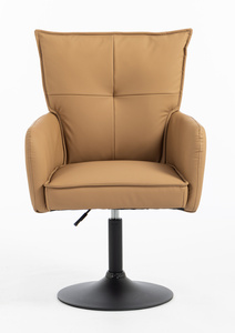 HOKER HR250N KARMELOWY EKOSKÓRA PREMIUM SOFT CZARNA PODSTAWA