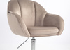 HOKER HR2055K LATTE WELUR CHROMOWANA PODSTAWA