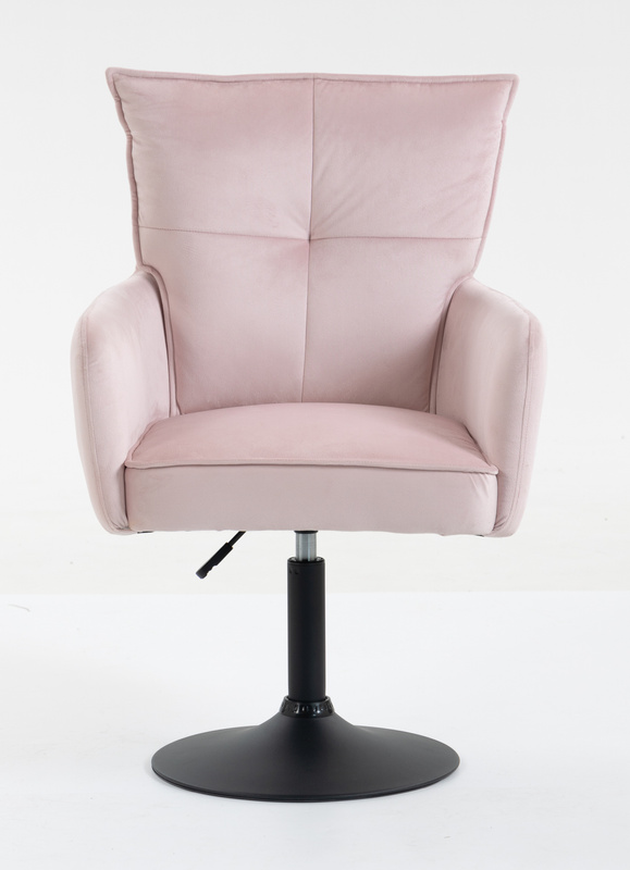 HOKER HR250N PUDROWY RÓŻ WELUR  CZARNA PODSTAWA