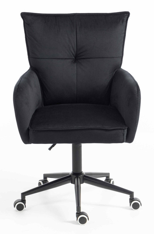 HOKER HR250K CZARNY WELUR  CZARNA PODSTAWA