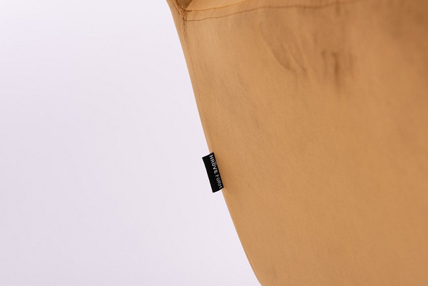 FOTEL HR650N MIODOWY WELUR ZŁOTA PODSTAWA