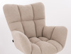 FOTEL HR650W LATTE BARANEK CHROMOWANA PODSTAWA