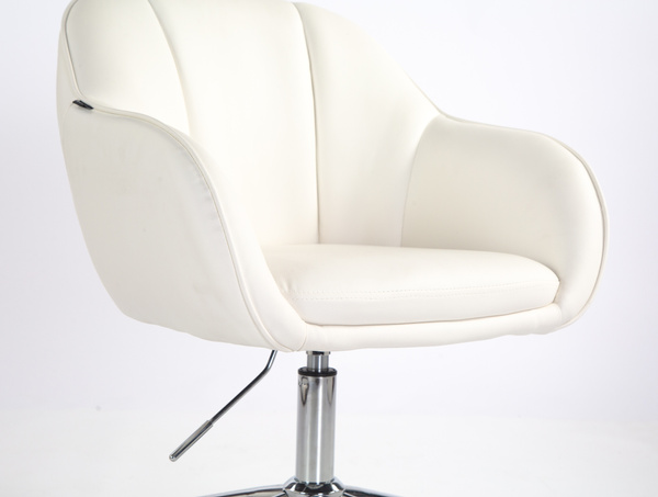 HOKER HR2055K BIAŁY CHROMOWANA PODSTAWA