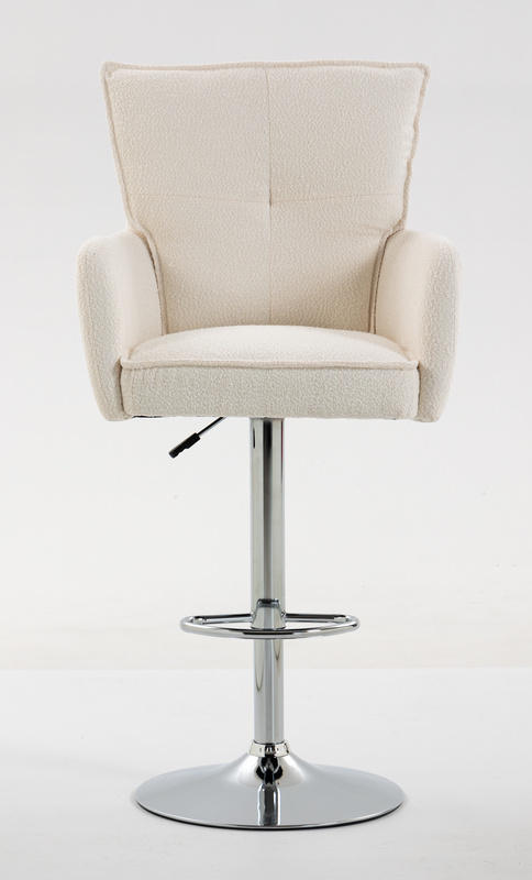 HOKER HR250W KREMOWY BARANEK CHROMOWANA PODSTAWA