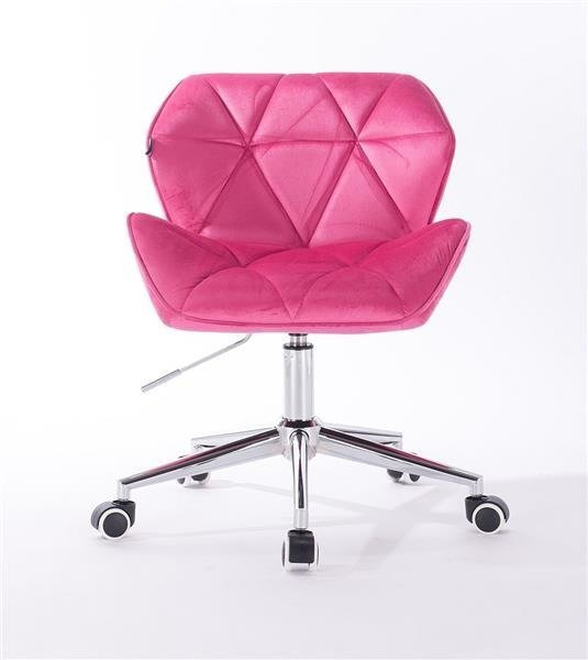 FOTEL HR111K MALINOWY WELUR