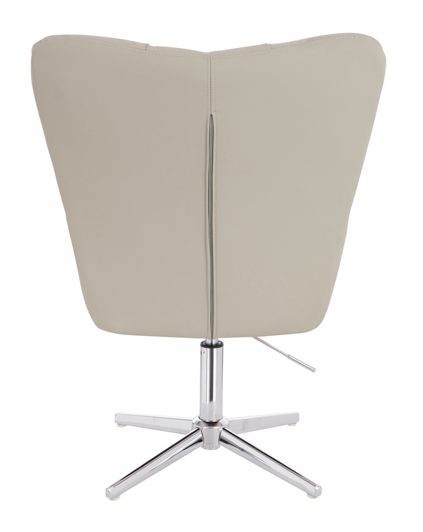 HOKER HR650CROSS ECRU EKOSKÓRA PREMIUM SOFT CHROMOWANA PODSTAWA