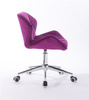 FOTEL HR111K FUKSJA WELUR