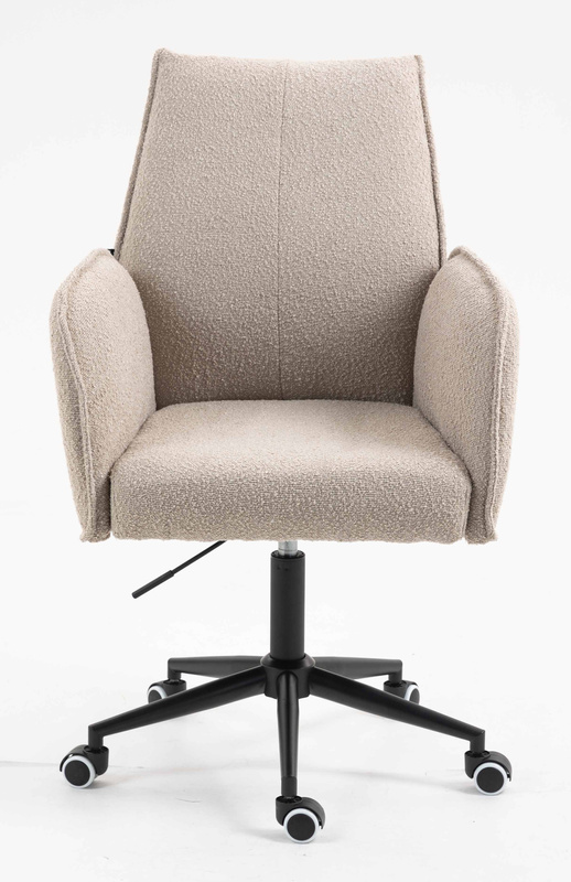 FOTEL HR280K LATTE BARANEK CZARNA PODSTAWA