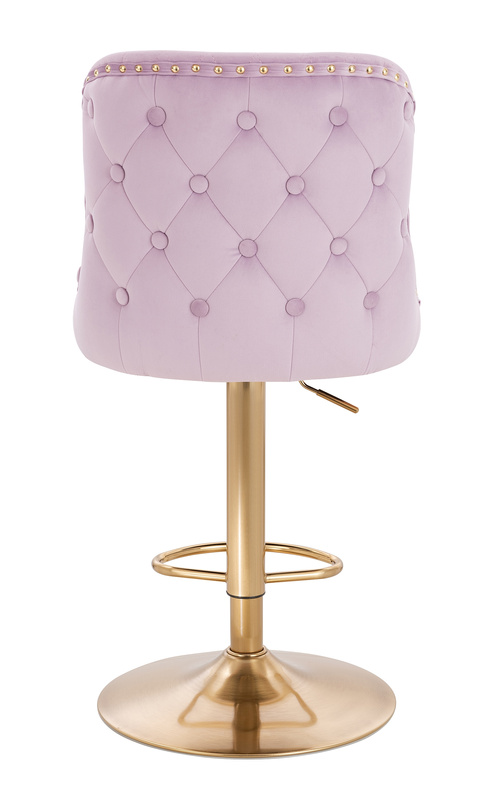 FOTEL HR940W WRZOSOWY WELUR ZŁOTA PODSTAWA