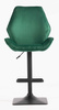 FOTEL HR350KW BUTELKOWA ZIELEŃ WELUR CZARNA PODSTAWA