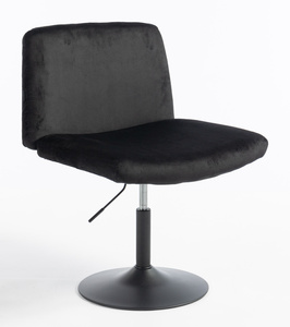 HOKER HR150N CZARNY WELUR CZARNA PODSTAWA