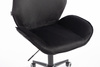 FOTEL HR350K CZARNY WELUR CZARNA PODSTAWA