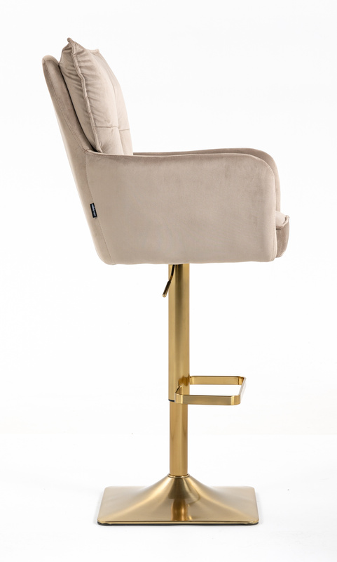 HOKER HR250KW LATTE WELUR  ZŁOTA PODSTAWA