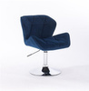 FOTEL HR111N CIEMNE MORZE WELUR
