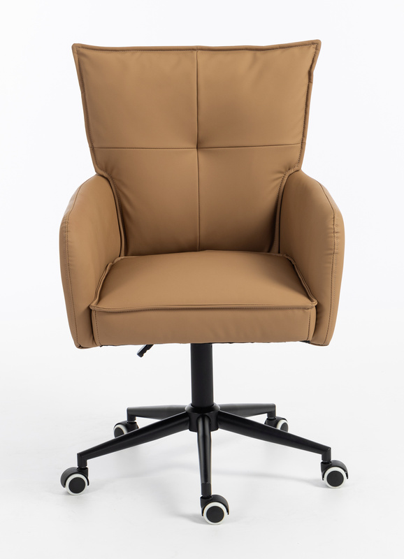 HOKER HR250K KARMELOWY EKOSKÓRA PREMIUM SOFT CZARNA PODSTAWA