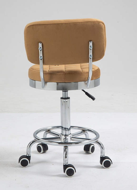HOKER HR636 MIODOWY WELUR CHROMOWANA PODSTAWA