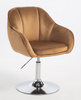 HOKER HR2055N MIODOWY WELUR CHROMOWANA PODSTAWA