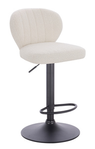 HOKER HR193W KREMOWY BARANEK CZARNA PODSTAWA