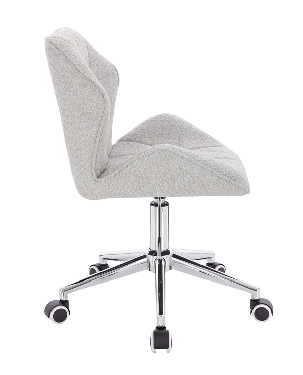 HOKER HR212K SZARY BARANEK CHROMOWANA PODSTAWA