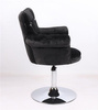 FOTEL HR804CN CZARNY WELUR