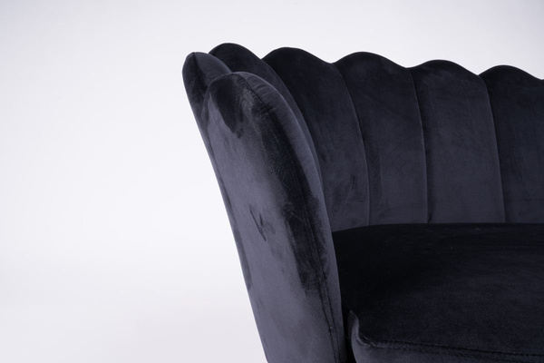 SOFA FREY CZARNY CZARNE NOGI