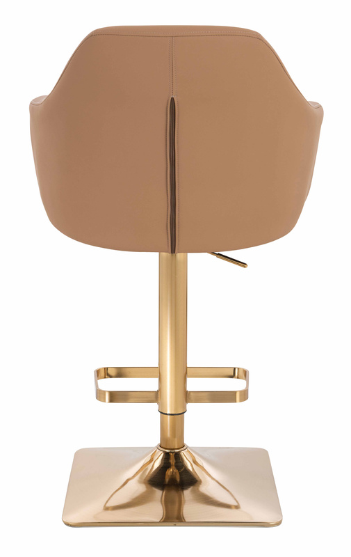 HOKER HR831KW KARMELOWY EKOSKÓRA PREMIUM SOFT ZŁOTA PODSTAWA