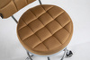 HOKER HR636 MIODOWY WELUR CHROMOWANA PODSTAWA