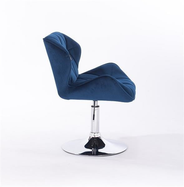 FOTEL HR111N CIEMNE MORZE WELUR