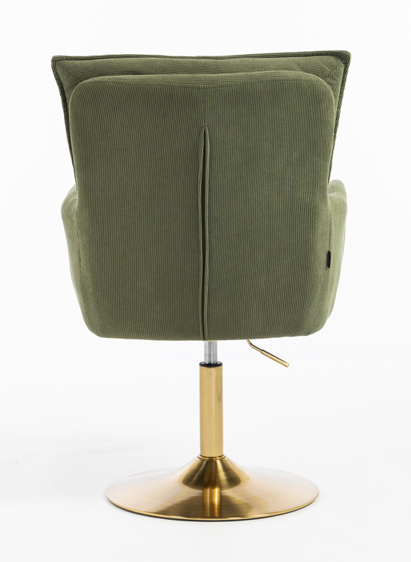 HOKER HR250N ZIELONY SZAŁWIA PREMIUM CORD SZTRUKS ZŁOTA PODSTAWA