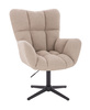 FOTEL HR650CROSS LATTE BARANEK CZARNA PODSTAWA