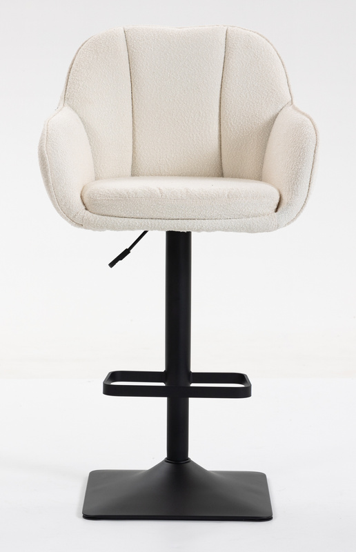 HOKER HR2055KW KREMOWY BARANEK CZARNA PODSTAWA