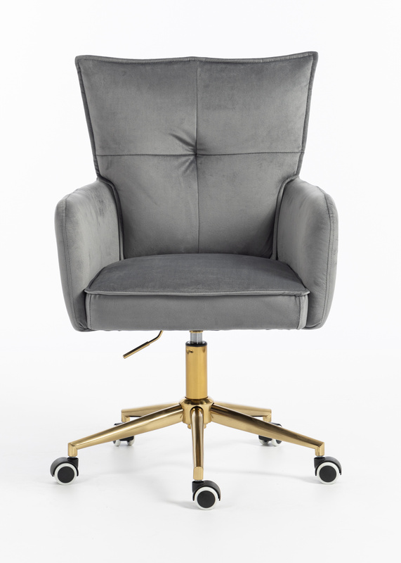 HOKER HR250K GRAFITOWY WELUR  ZŁOTA PODSTAWA