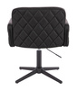 FOTEL HC802CROSS CZARNY CZARNA PODSTAWA