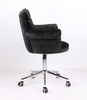 FOTEL HR804CK CZARNY WELUR
